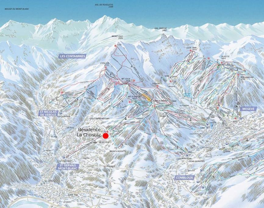 Studio Bettex 4P- Vue Mont-Blanc Сен-Жерве-Ле-Бэн Экстерьер фото